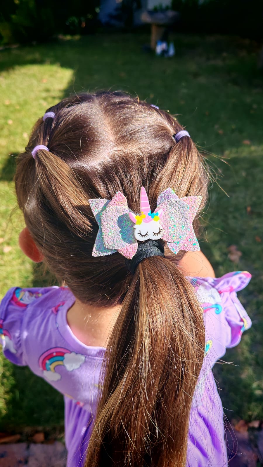 Glitter Unicorn Clips 2pcs