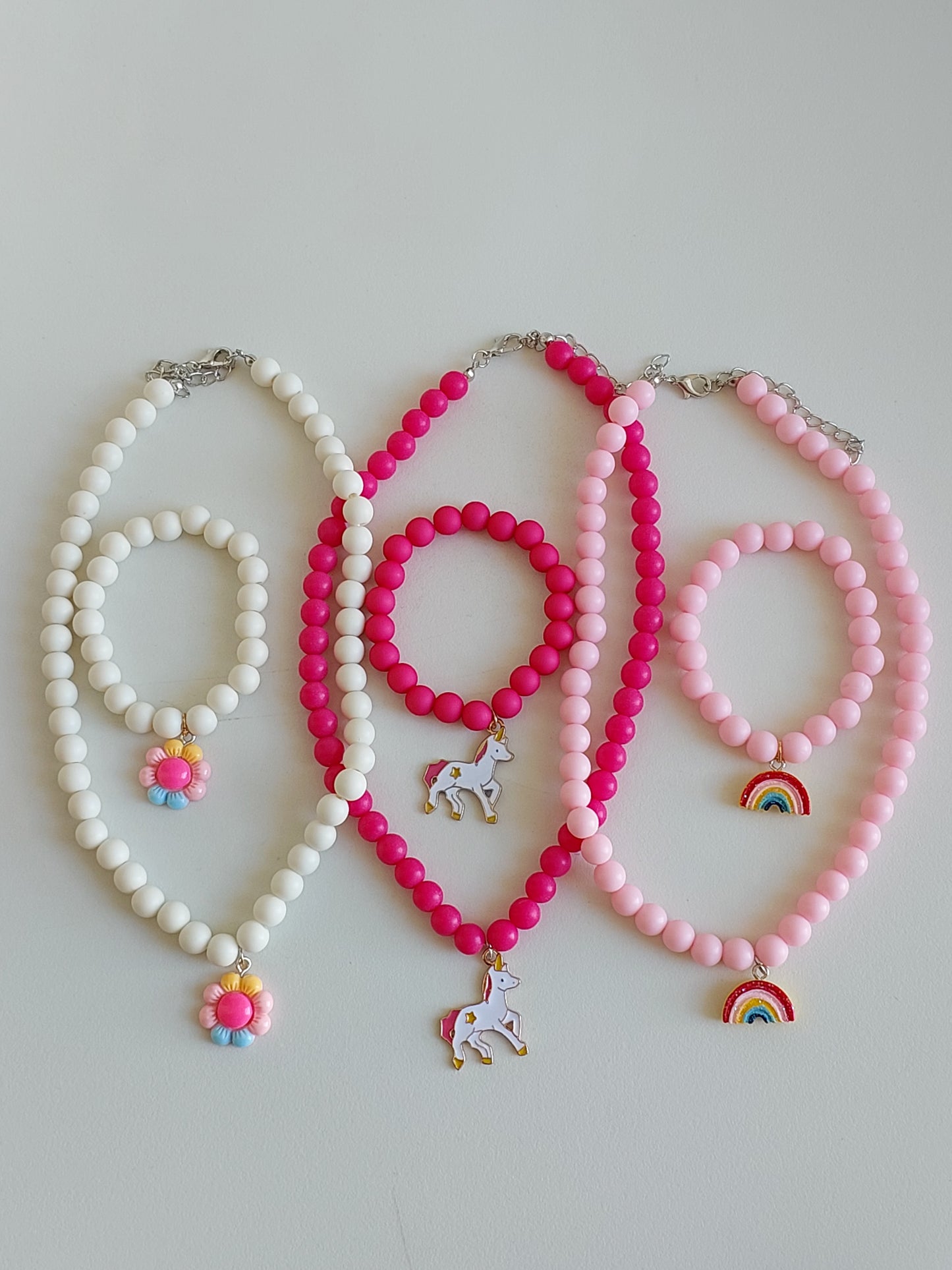 Kids Necklace & Bracelet Set