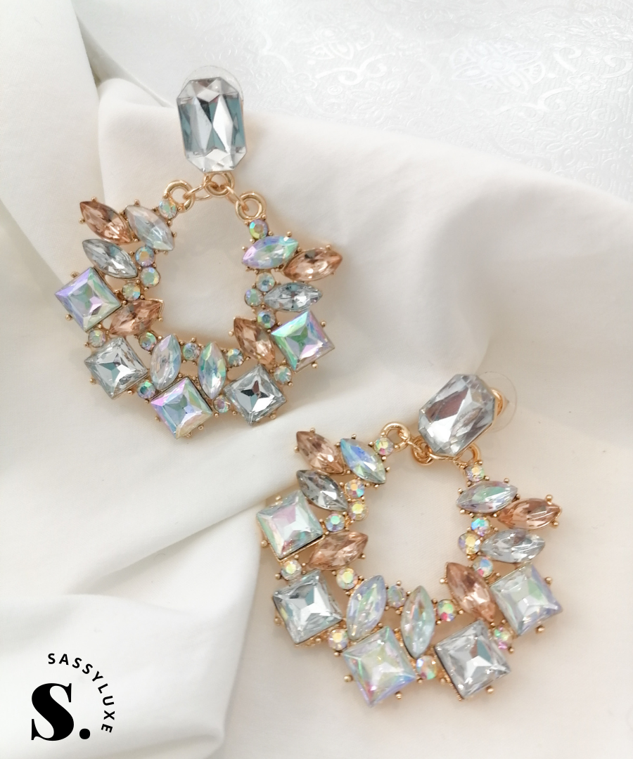 Sara - Rhinestone Earrings