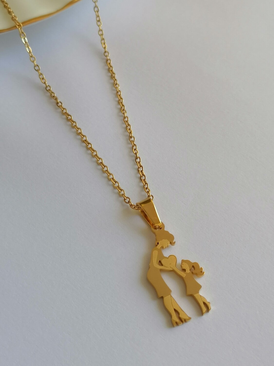 Mother & Daughter Pendant Necklace