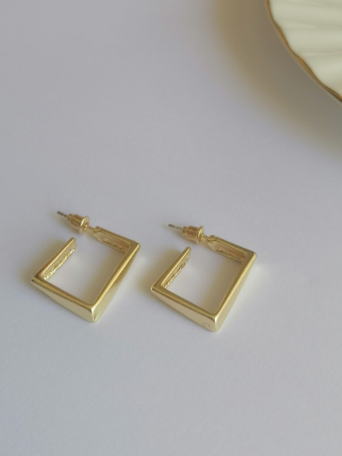 Rectangle Hoop Earrings