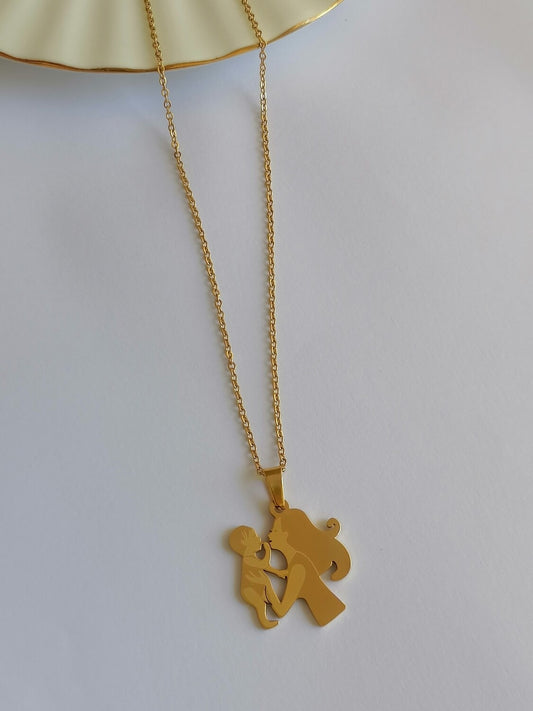 Mother & Baby Pendant Necklace