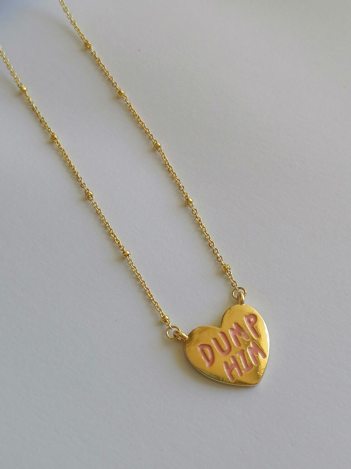 Dump Him Pendant Necklace