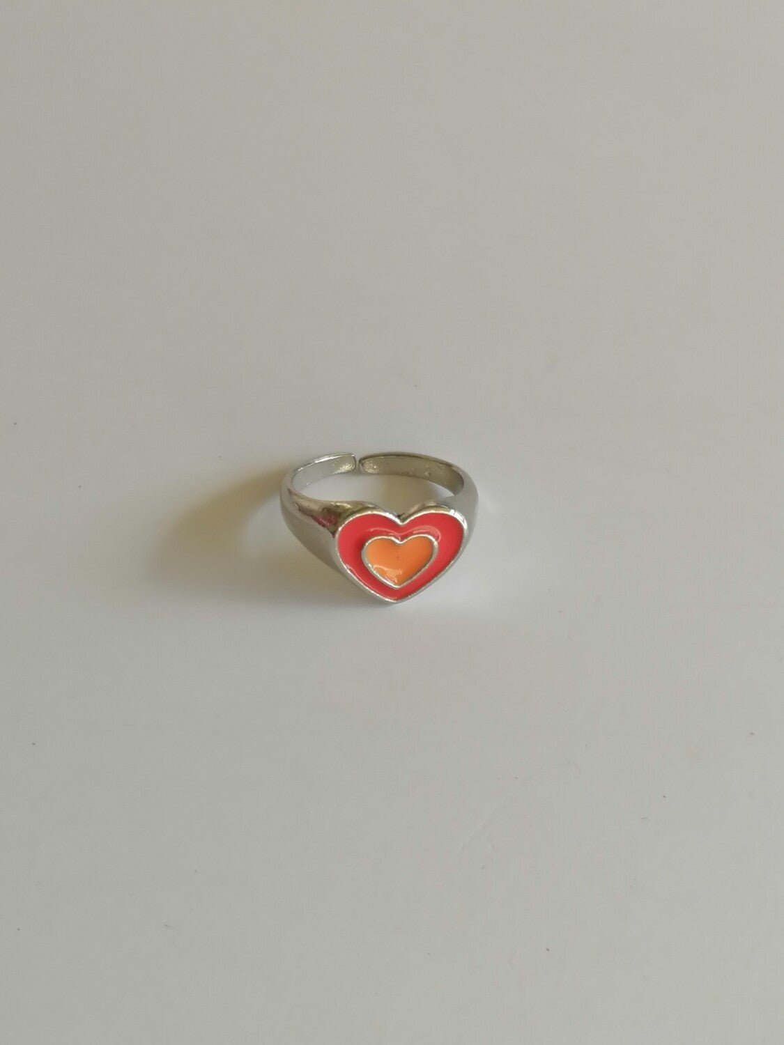 Double Heart Cuff Ring