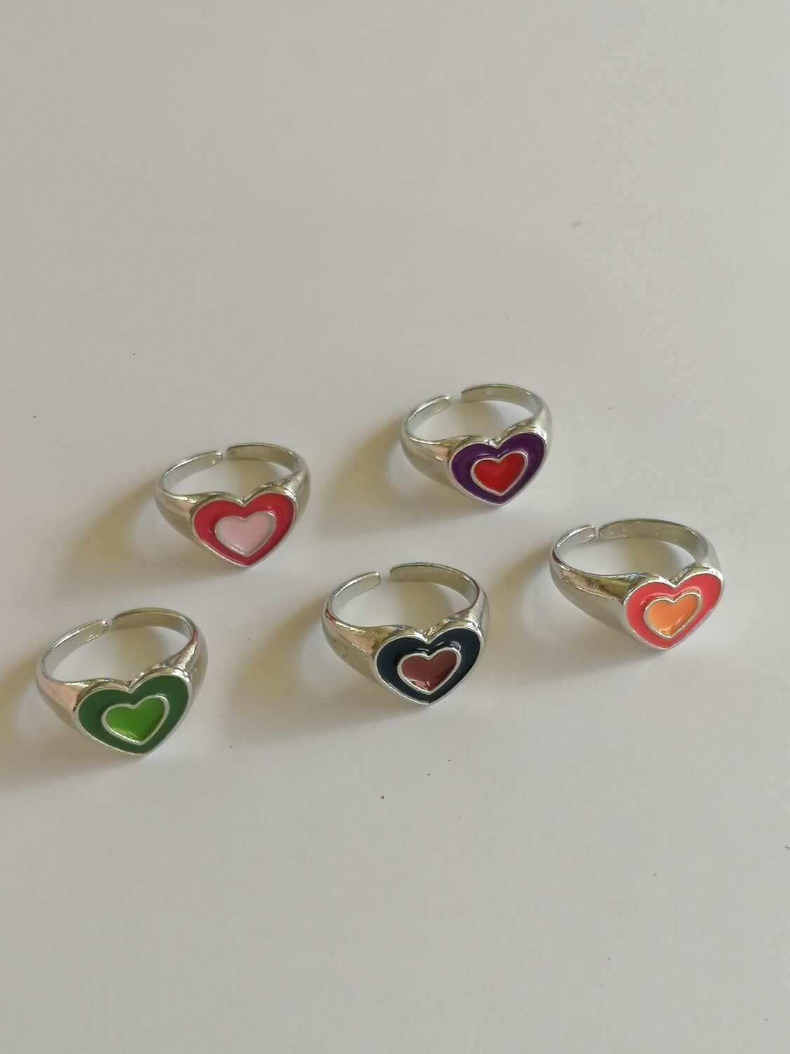 Double Heart Cuff Ring