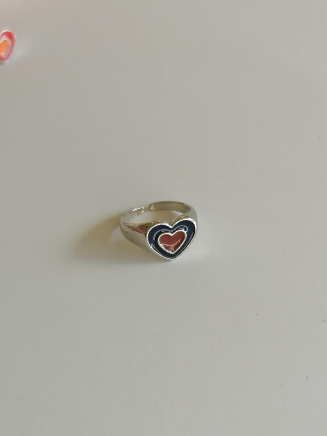 Double Heart Cuff Ring