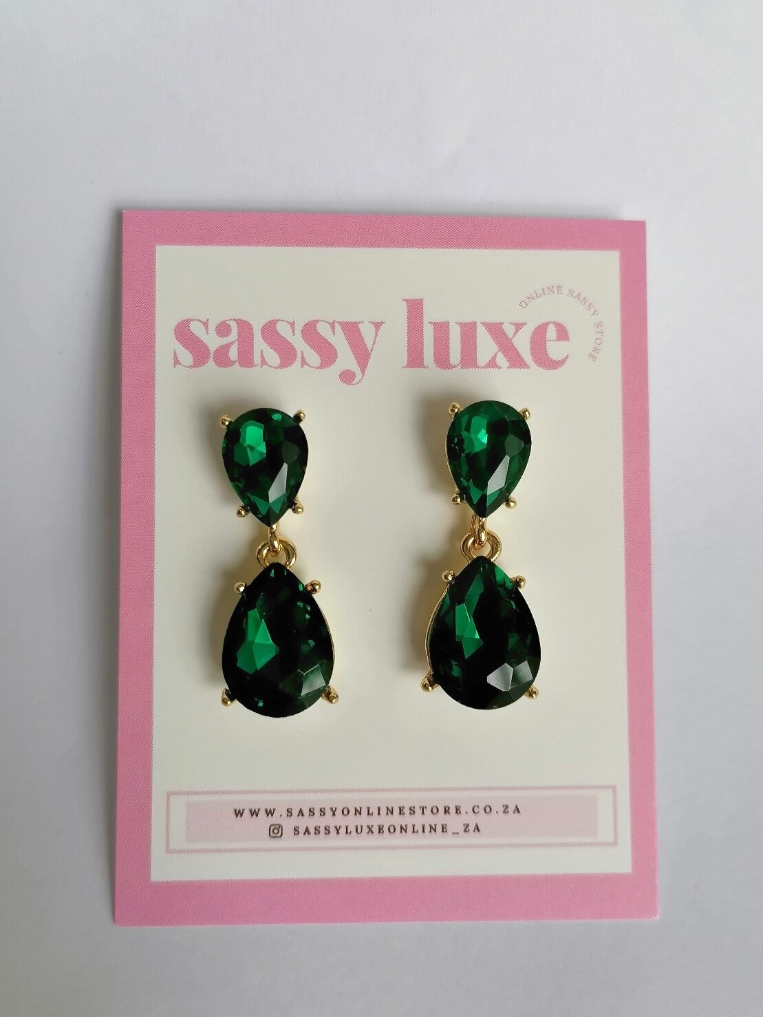 Emerald Dewdrop Earrings