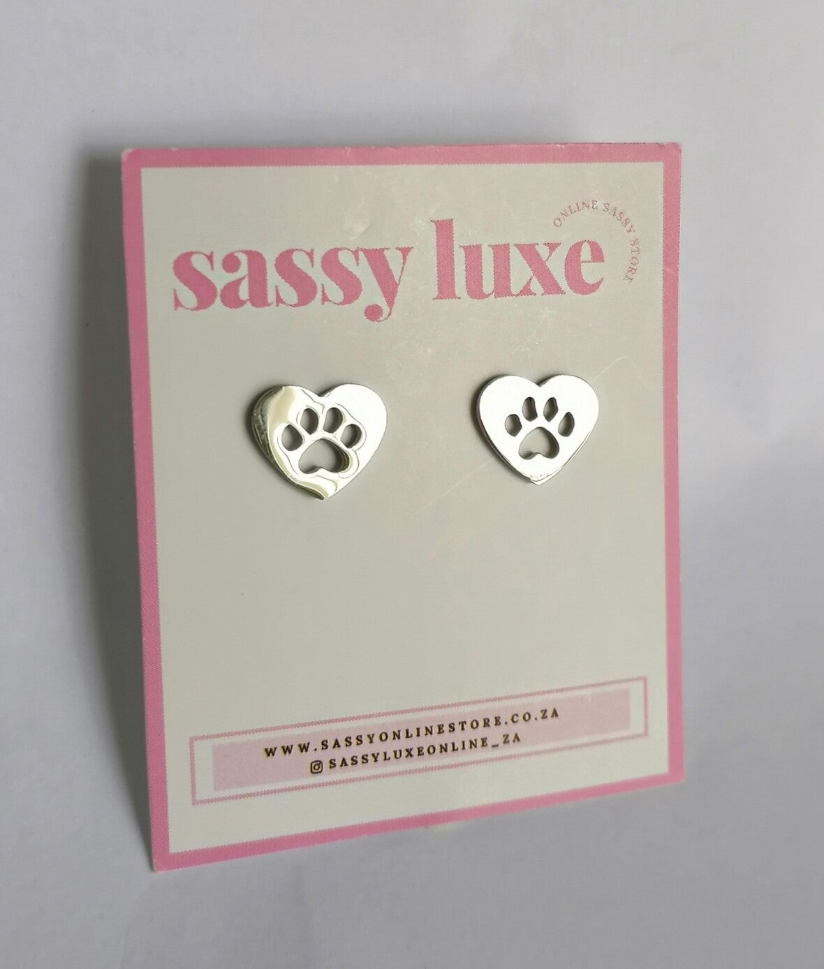 Paw Print Studs