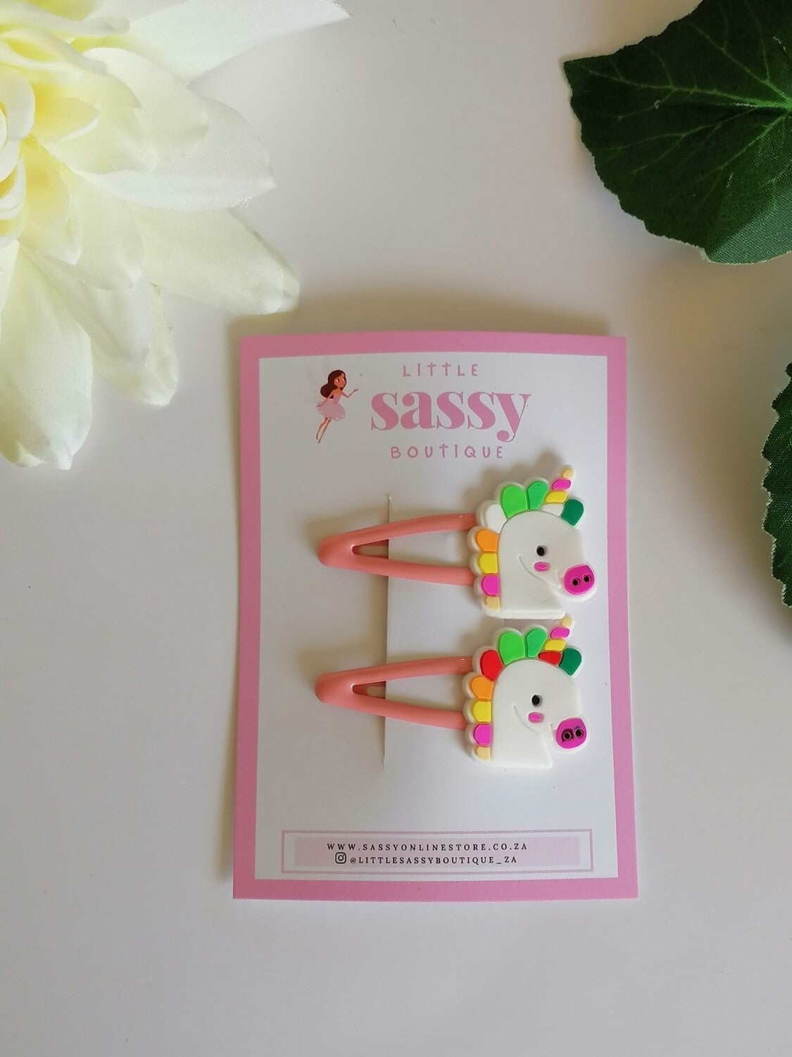 Cartoon Snap Hair Clips- 2pcs