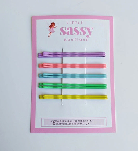 Pastel Bobby Pins 10 pcs Set