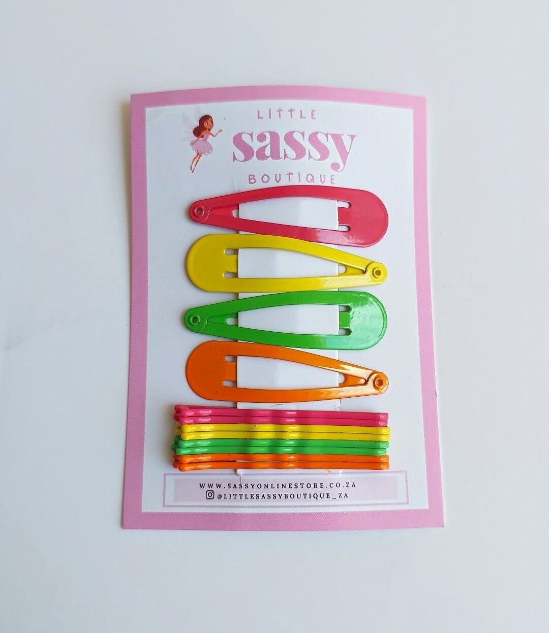 Snap Clips & Hair Slides Set 12 pcs