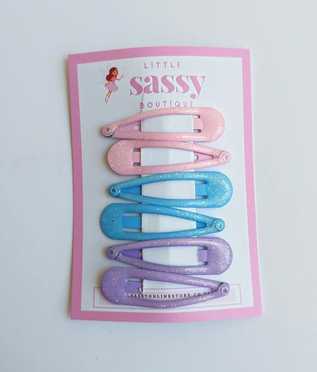 Glitter Snap Clips