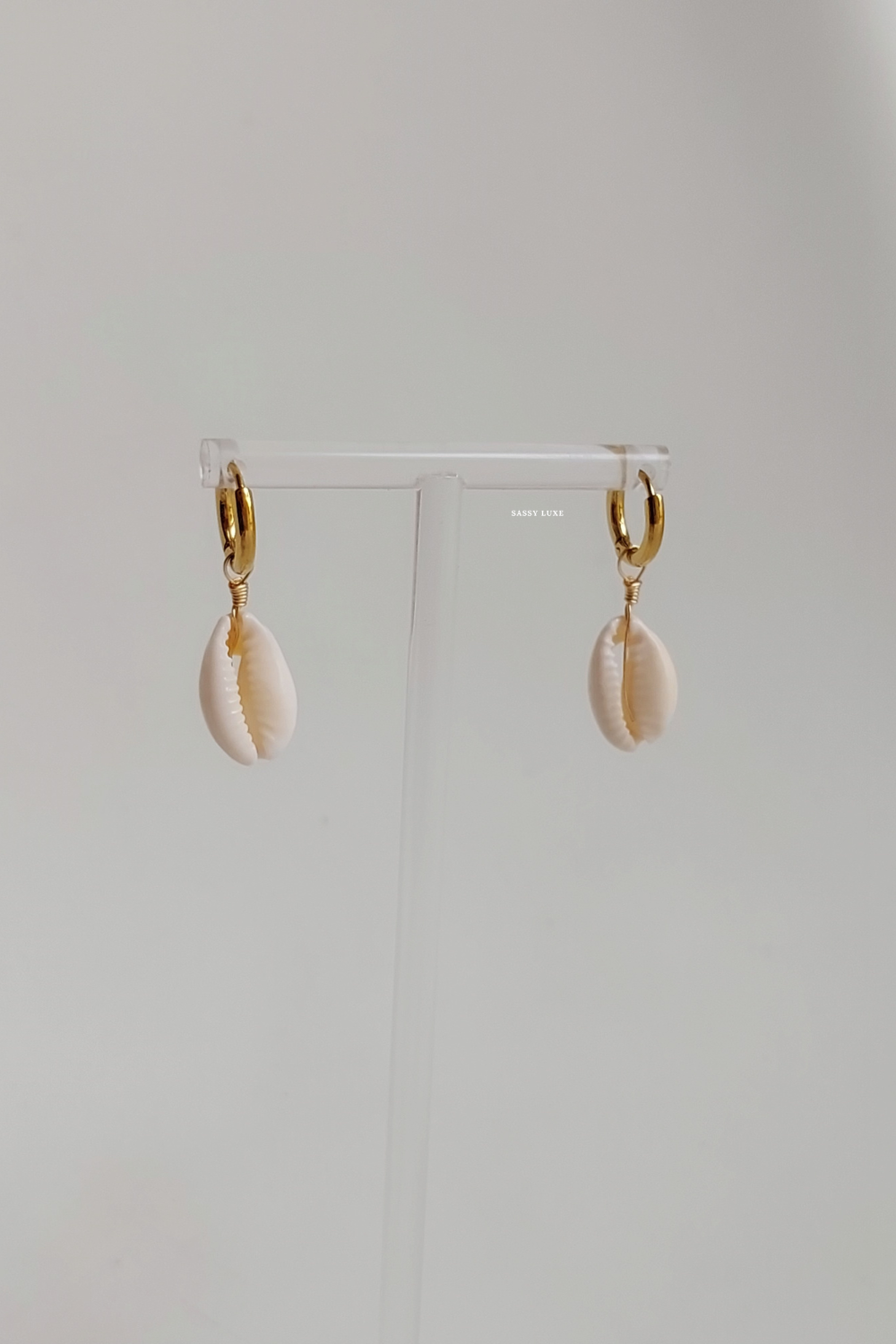 Seashell Hoop Earrings