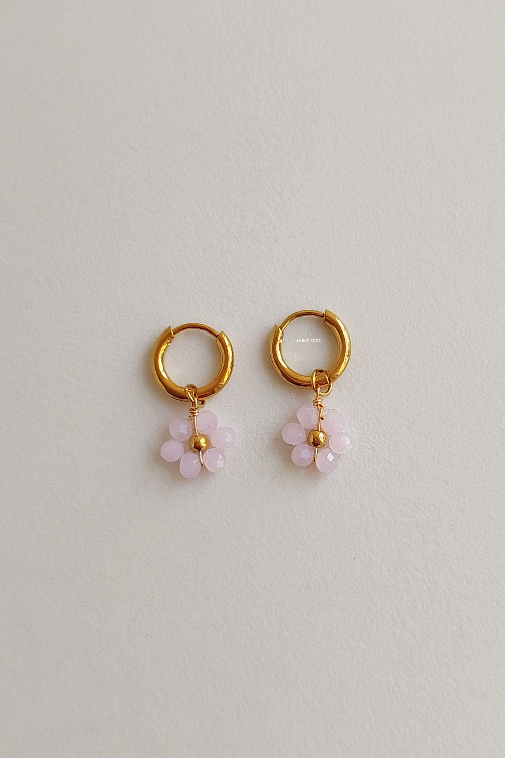 Mini Flower Beaded Earrings (4 Colors)