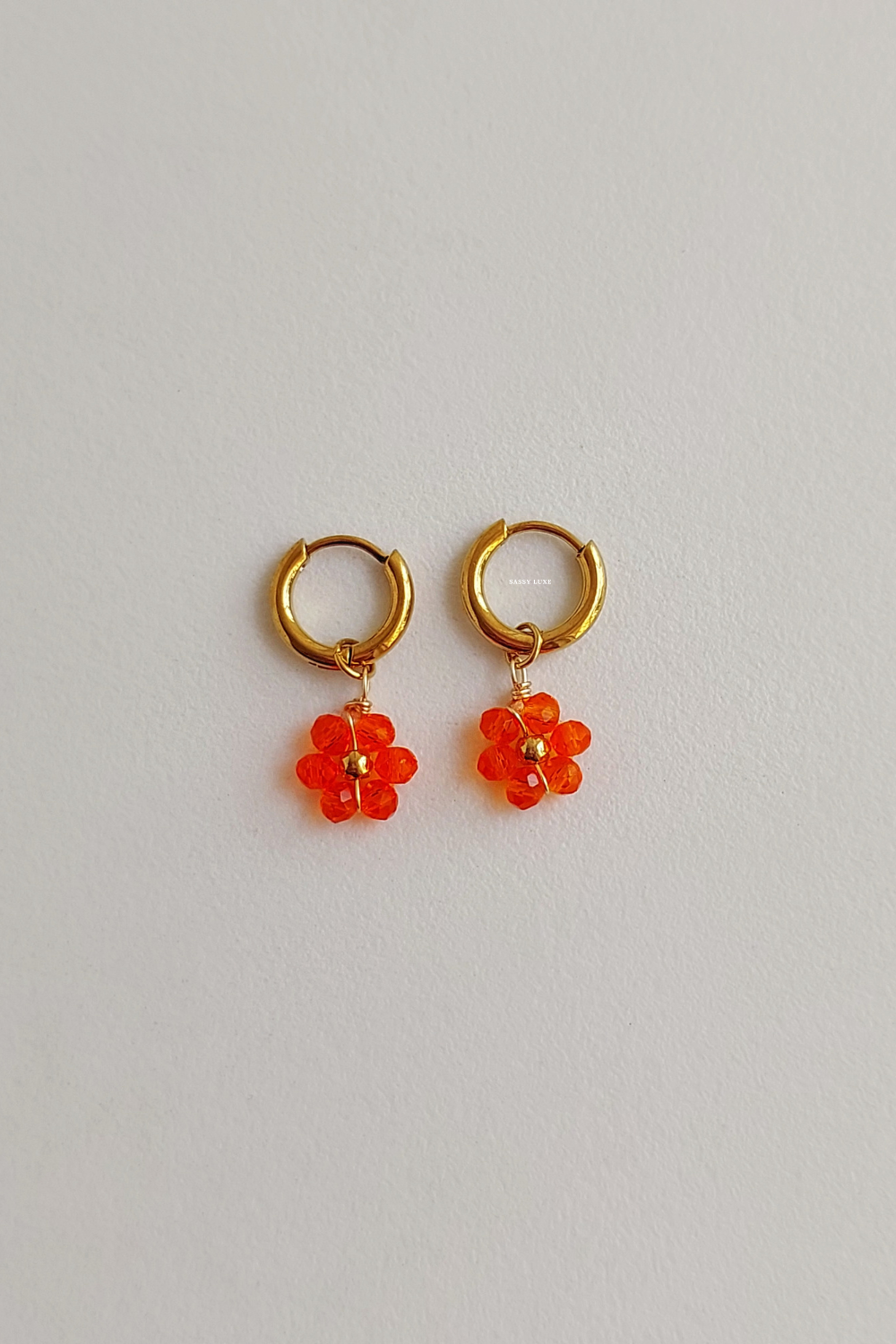 Mini Flower Beaded Earrings (4 Colors)