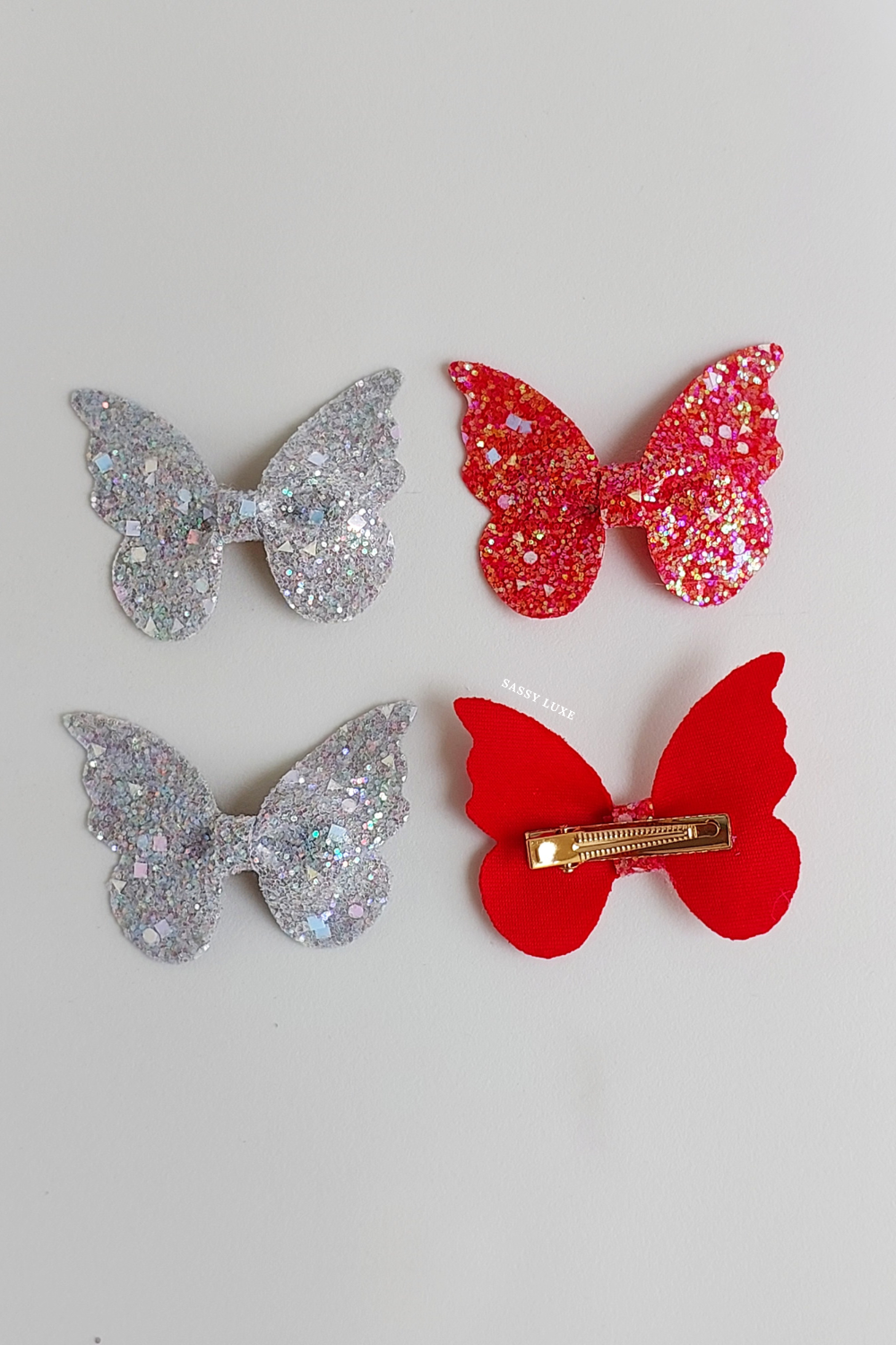 Glitter Hair Clips 2pcs (2 Colors)