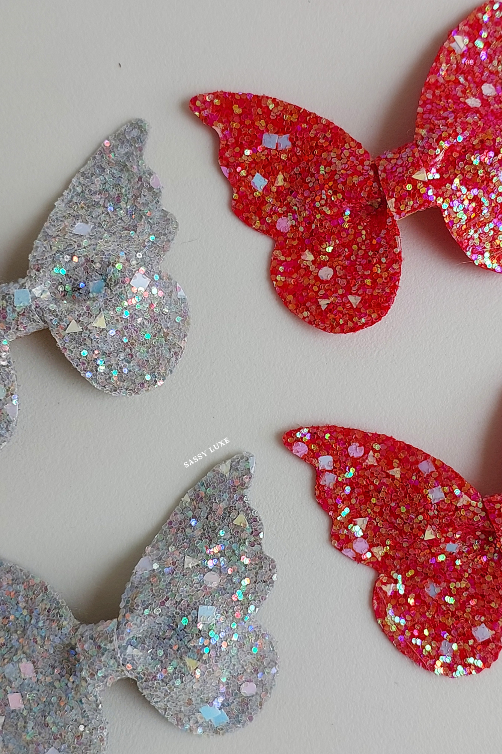 Glitter Hair Clips 2pcs (2 Colors)