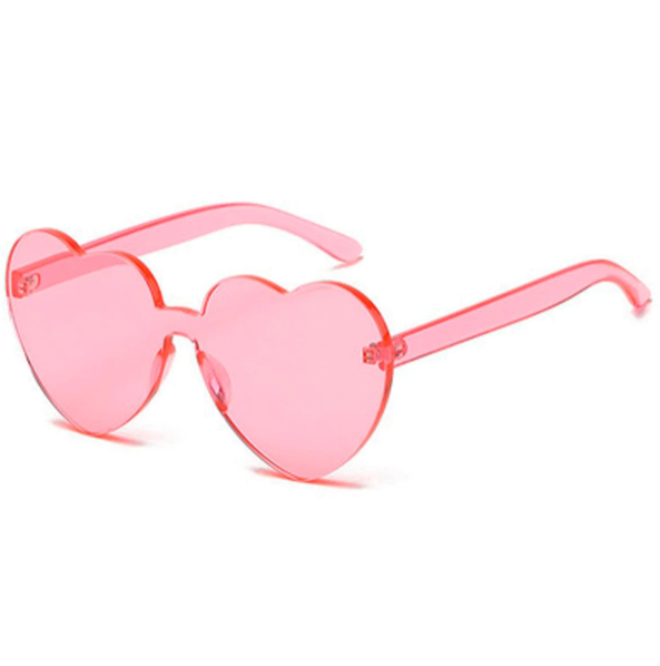 Transparent Heart Shaped Sunglasses ( 10 Colors )