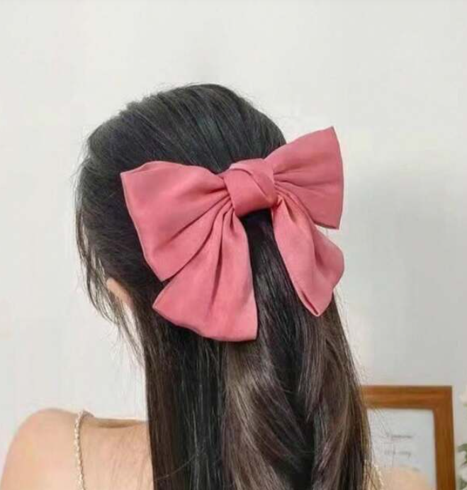 Sienna Satin Oversized Bow | Hair Clip