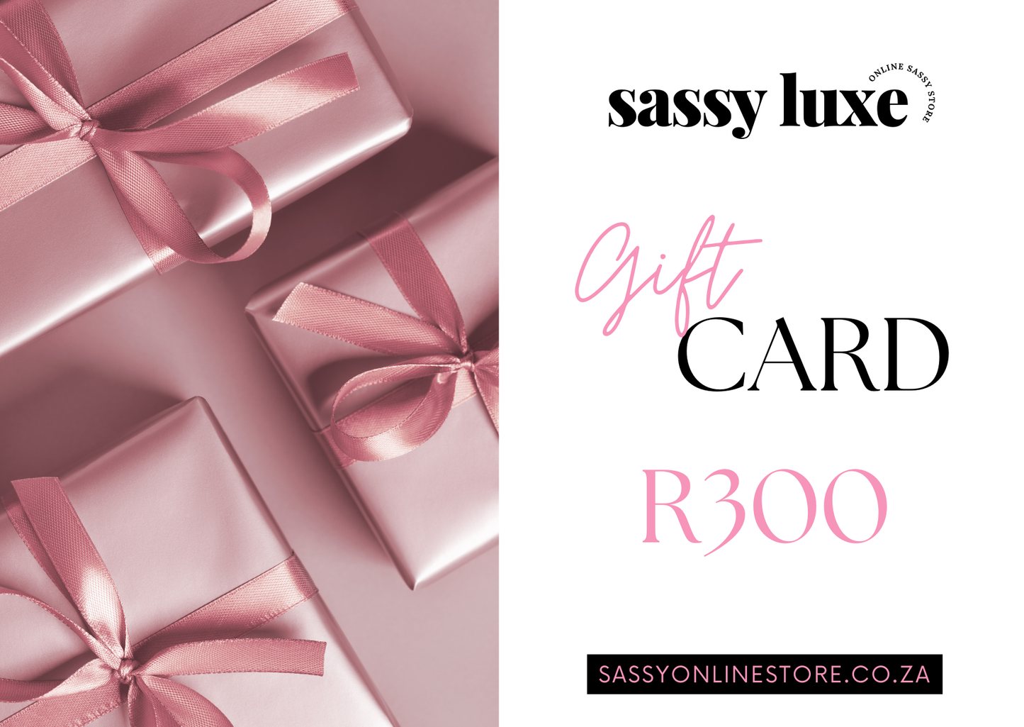 SASSY LUXE e-Gift Card