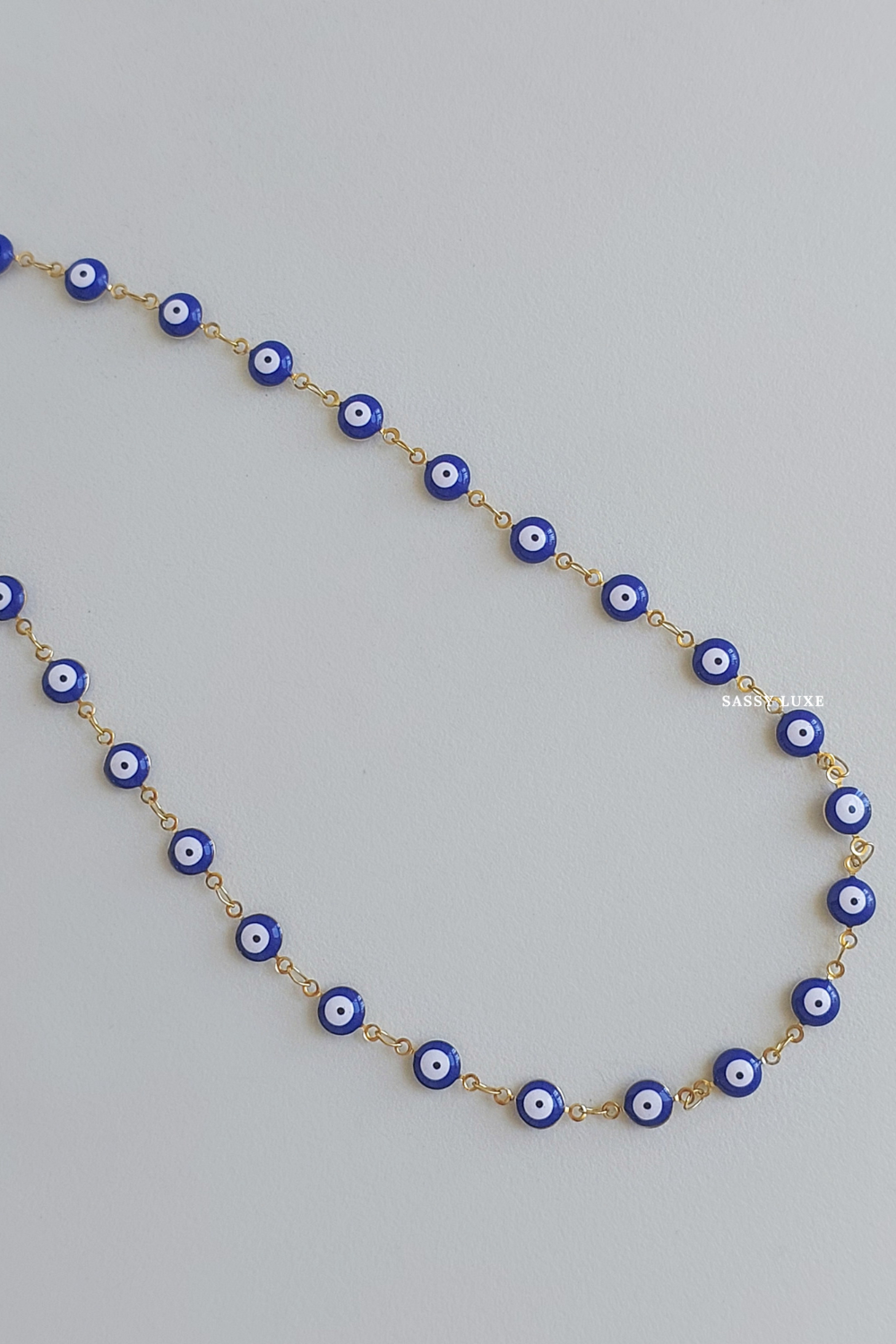 Gold Evil Eye Necklace