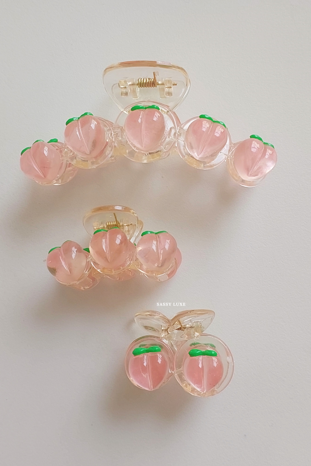 Peachy Hair Claws ( 3 Sizes )