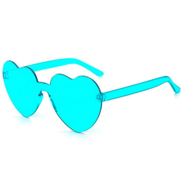 Transparent Heart Shaped Sunglasses ( 10 Colors )