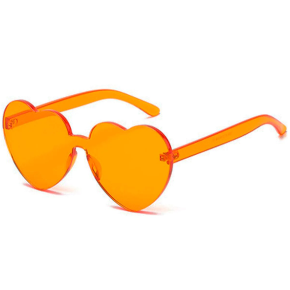 Transparent Heart Shaped Sunglasses ( 10 Colors )